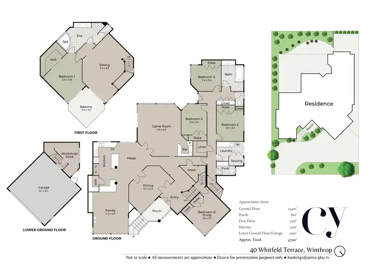 Floorplan of Homely house listing, 40 Whitfeld Terrace, Winthrop WA 6150