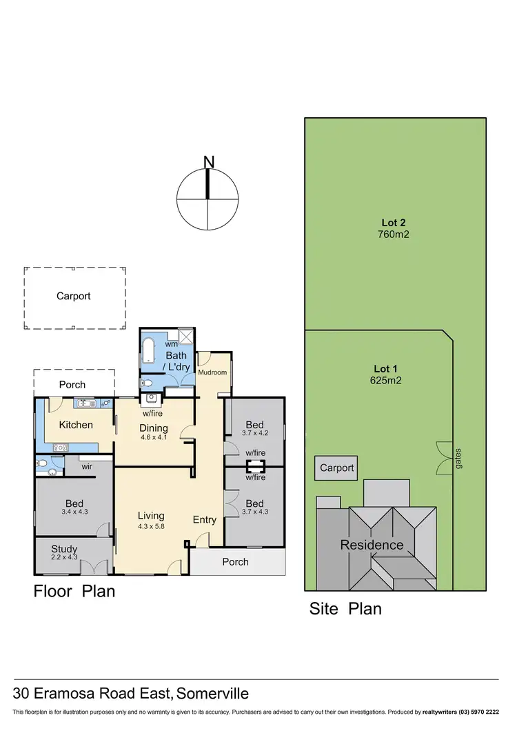 Floorplan of Homely house listing, 30 Eramosa Road East, Somerville VIC 3912