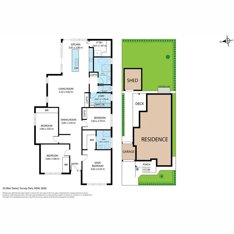 Floorplan of Homely house listing, 33 Mair Street, Turvey Park NSW 2650