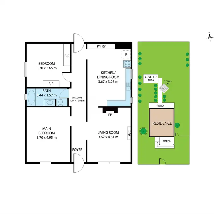 Floorplan of Homely house listing, 47 Marquis Street, Junee NSW 2663