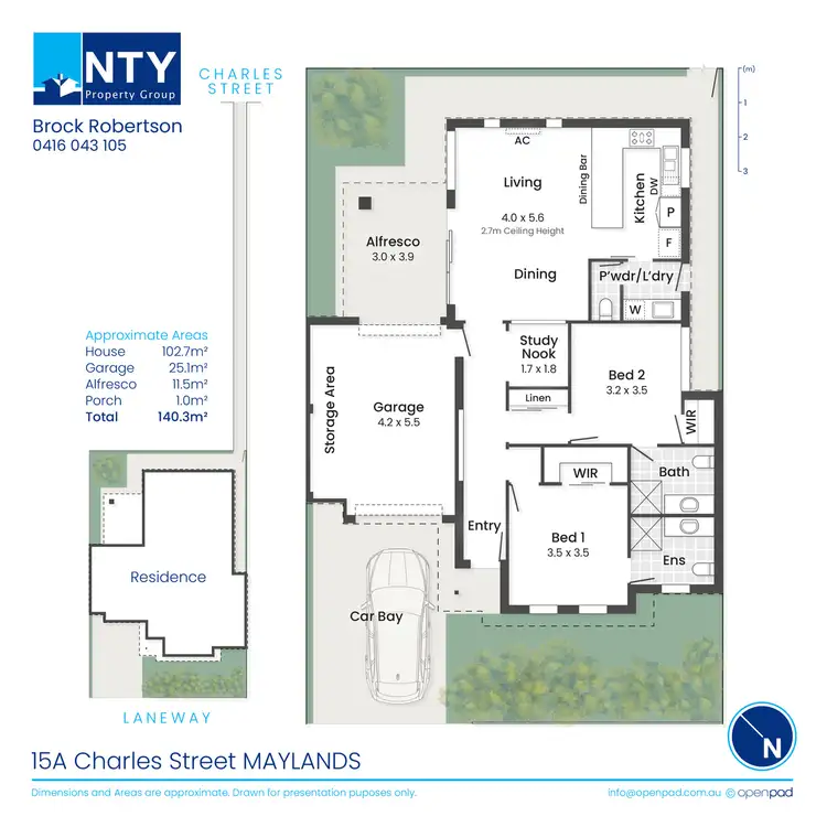Floorplan of Homely house listing, 15A Charles Street, Maylands WA 6051