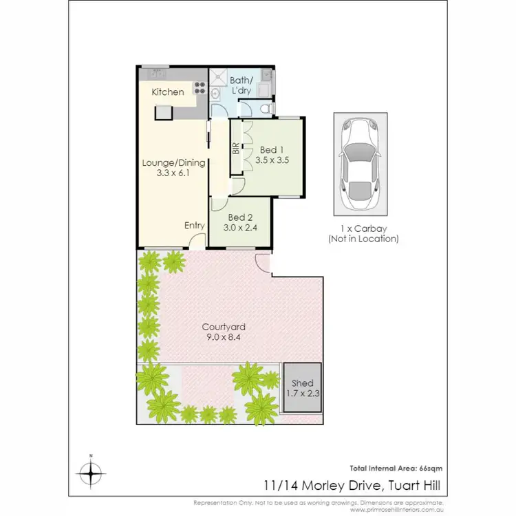 Floorplan of Homely apartment listing, 11/14 Morley Drive, Tuart Hill WA 6060