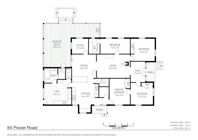 Floorplan of Homely house listing, 84 Power Road, Widgee QLD 4570