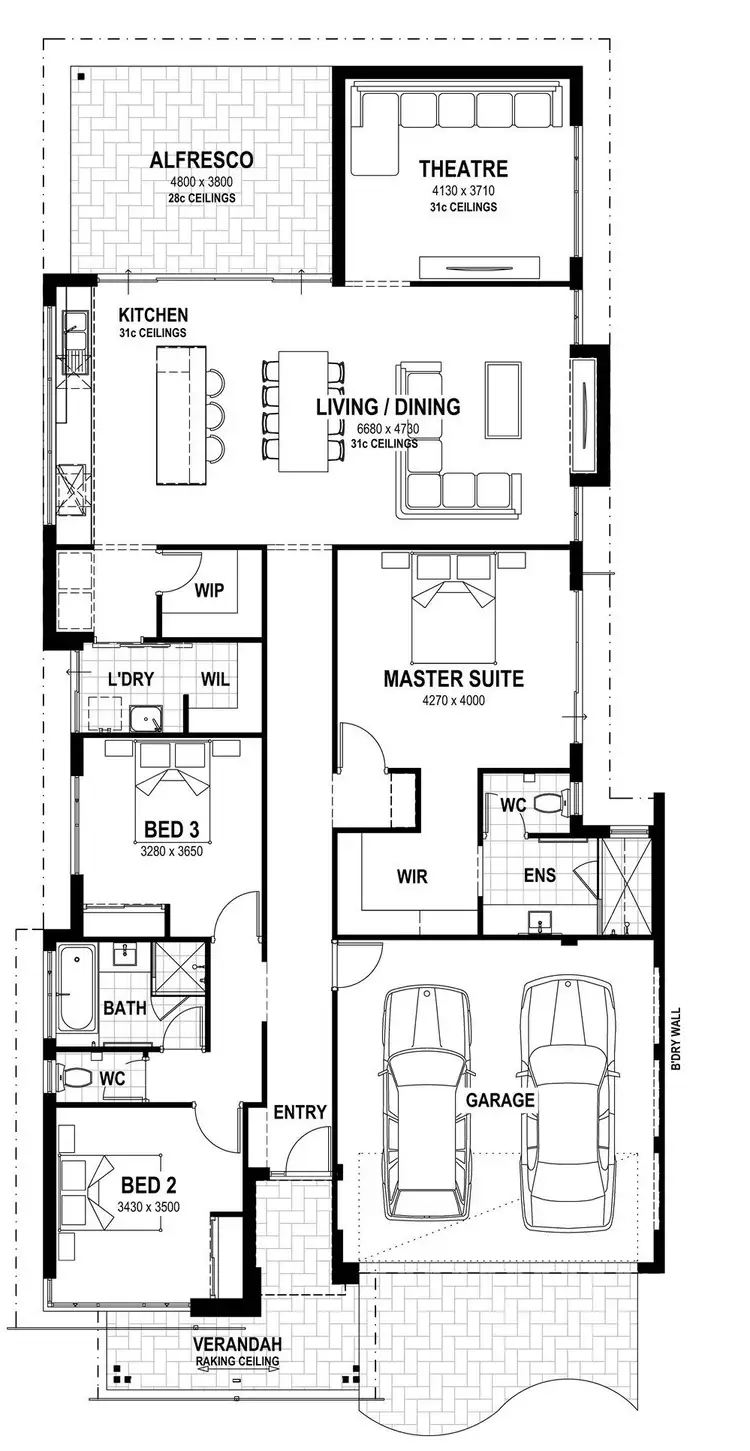 Floorplan of Homely house listing, 32 Key Avenue, Baldivis WA 6171
