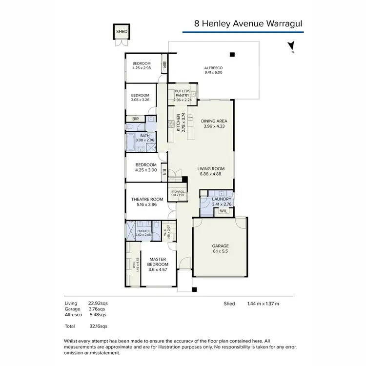 Floorplan of Homely house listing, 8 Henley Avenue, Warragul VIC 3820
