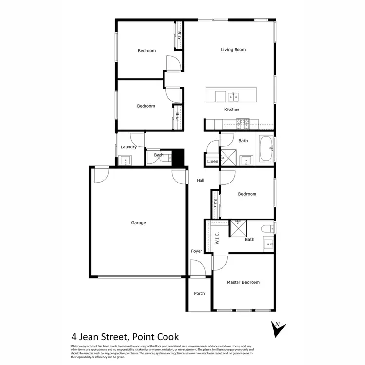 Floorplan of Homely house listing, 4 Jean Street, Point Cook VIC 3030