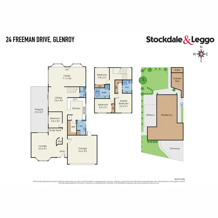 Floorplan of Homely house listing, 24 Freeman Drive, Glenroy VIC 3046