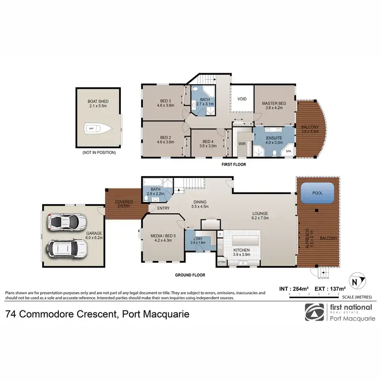 Floorplan of Homely house listing, 74 Commodore Crescent, Port Macquarie NSW 2444