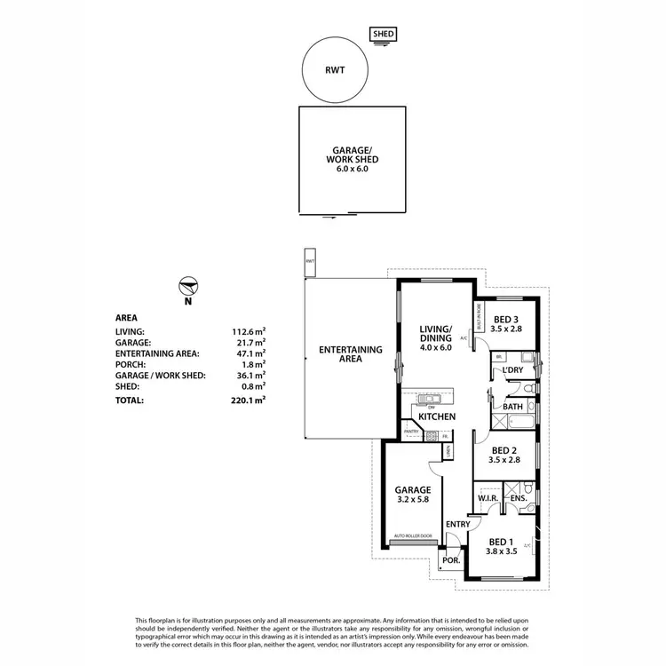 Floorplan of Homely house listing, 5 Ruby Drive, Mannum SA 5238