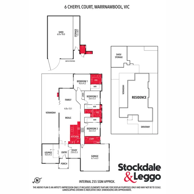 Floorplan of Homely house listing, 6 Cheryl Court, Warrnambool VIC 3280