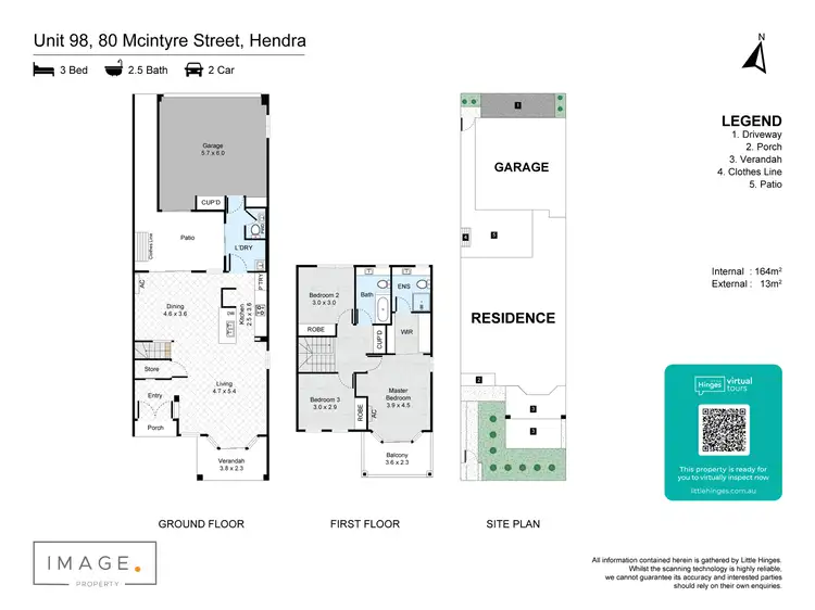 Floorplan of Homely townhouse listing, 98/80 Mcintyre Street, Hendra QLD 4011