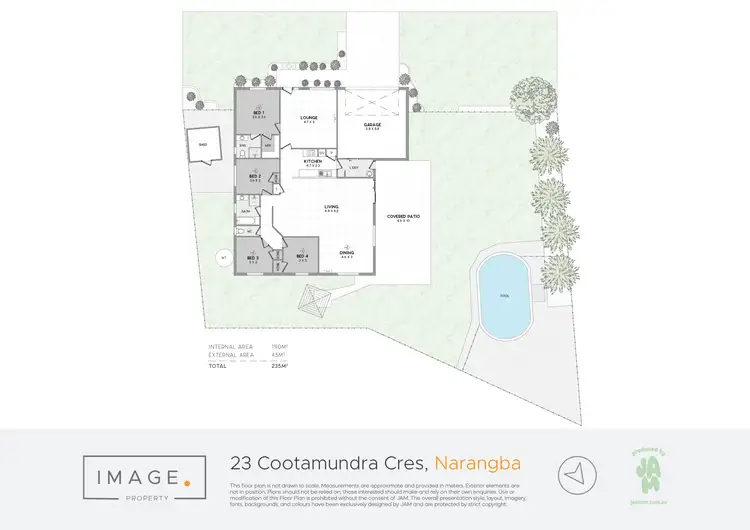 Floorplan of Homely house listing, 23 Cootamundra Crescent, Narangba QLD 4504