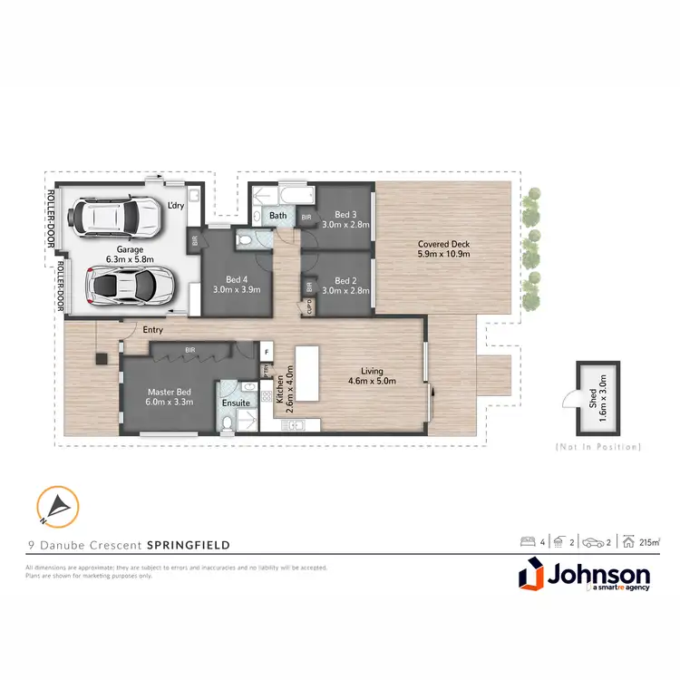 Floorplan of Homely house listing, 9 Danube Crescent, Springfield QLD 4300