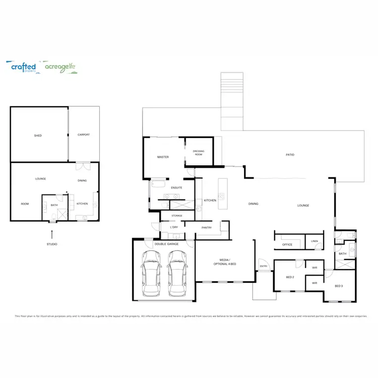 Floorplan of Homely rural property listing, 55 Rockford Close, Stockleigh QLD 4280