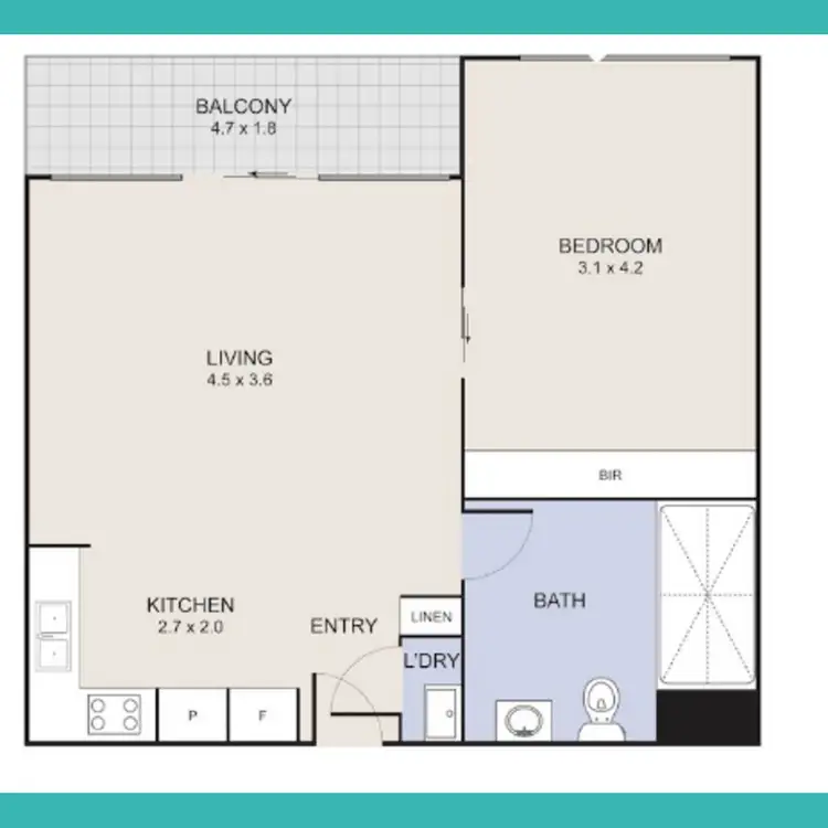 Floorplan of Homely apartment listing, 53/1 Anthony Rolfe Avenue, Gungahlin ACT 2912