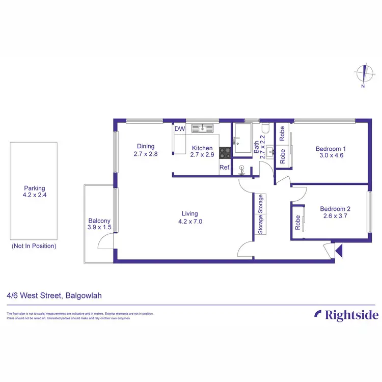 Floorplan of Homely apartment listing, 4/6 West Street, Balgowlah NSW 2093