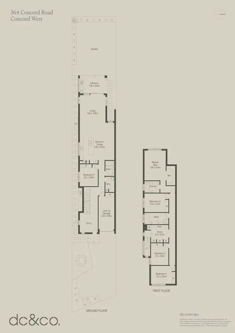 Floorplan of Homely semi-detached listing, 364 Concord Road, Concord West NSW 2138