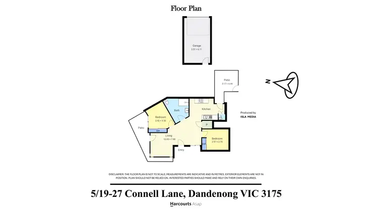 Floorplan of Homely unit listing, 5/19-27 Connell Lane, Dandenong VIC 3175