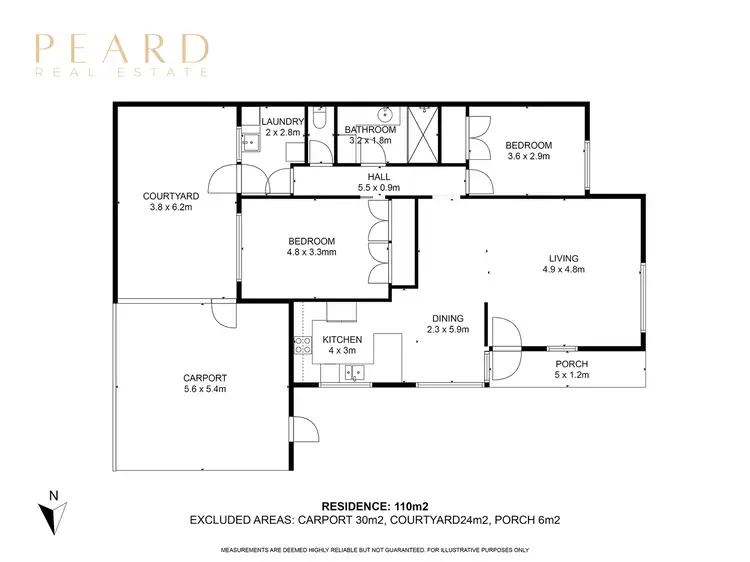 Floorplan of Homely house listing, 1/171 Bateman Road, Brentwood WA 6153