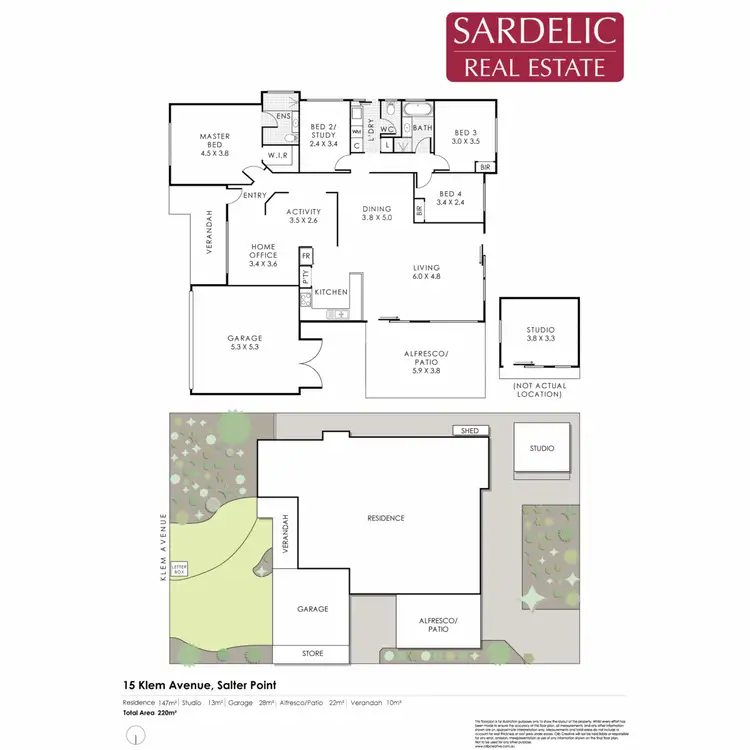 Floorplan of Homely house listing, 15 Klem Avenue, Salter Point WA 6152