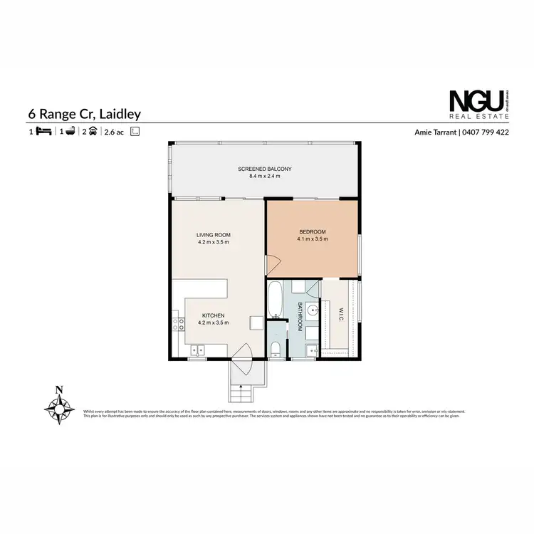 Floorplan of Homely rural property listing, 6 Range Crescent, Laidley QLD 4341
