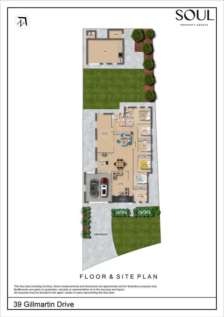 Floorplan of Homely house listing, 39 Gillmartin Drive, Griffith NSW 2680