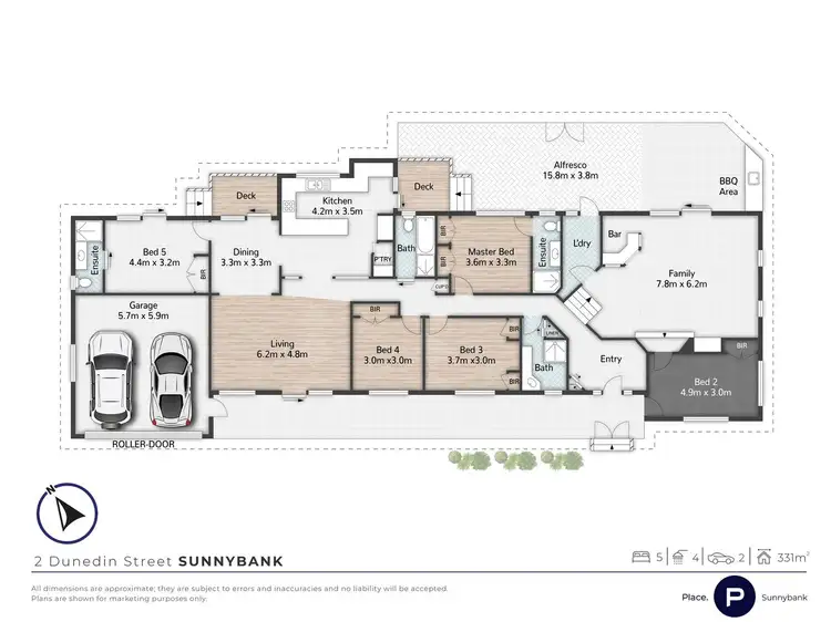 Floorplan of Homely house listing, 2 Dunedin Street, Sunnybank QLD 4109