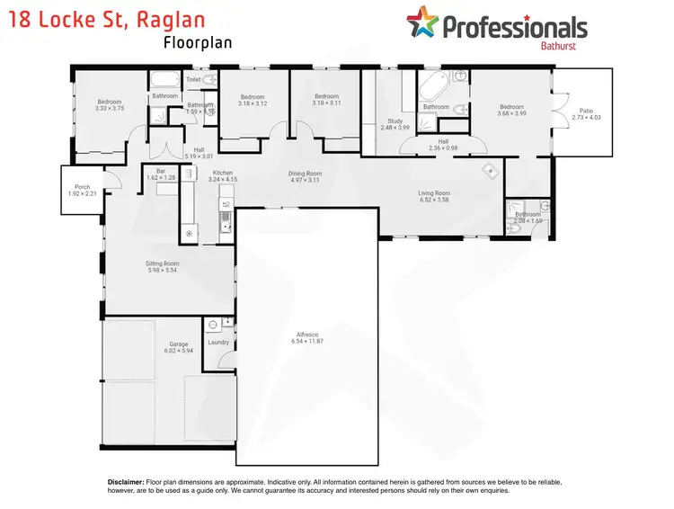 Floorplan of Homely house listing, 18 Locke Street, Raglan NSW 2795