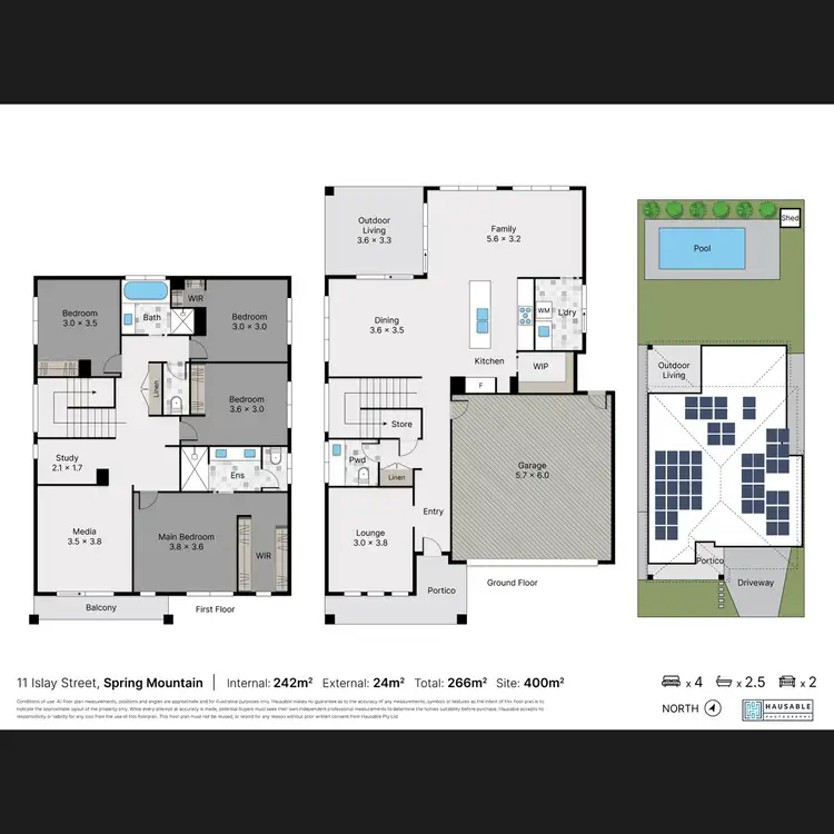 Floorplan of Homely house listing, 11 Islay Street, Spring Mountain QLD 4300
