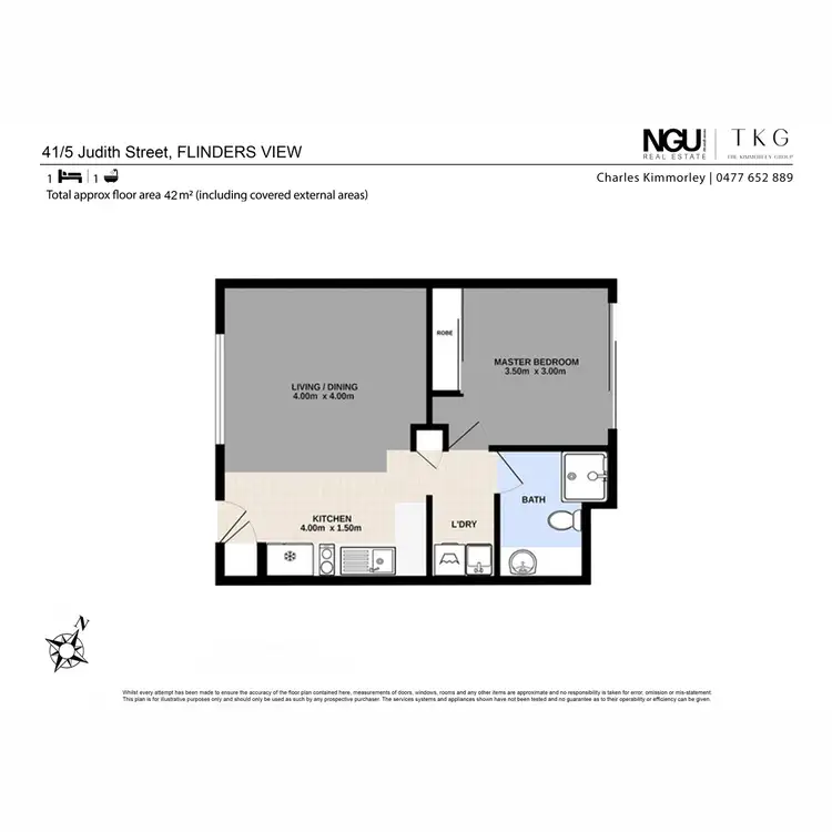 Floorplan of Homely townhouse listing, 41/5 Judith Street, Flinders View QLD 4305