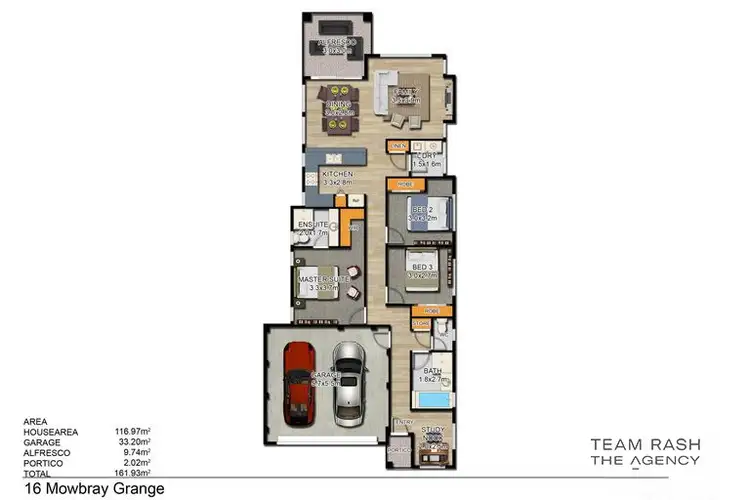 Floorplan of Homely house listing, 16 Mowbray Grange, Brabham WA 6055