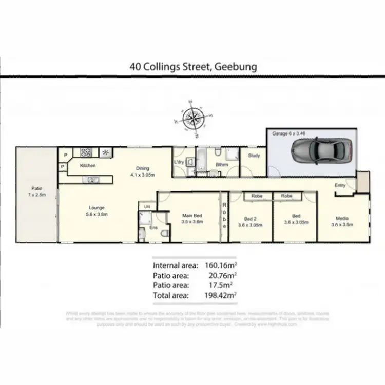 Floorplan of Homely house listing, 40 Collings Street, Geebung QLD 4034