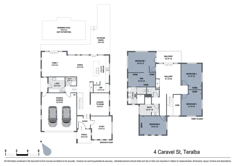 Floorplan of Homely house listing, 4 Caravel Street, Teralba NSW 2284