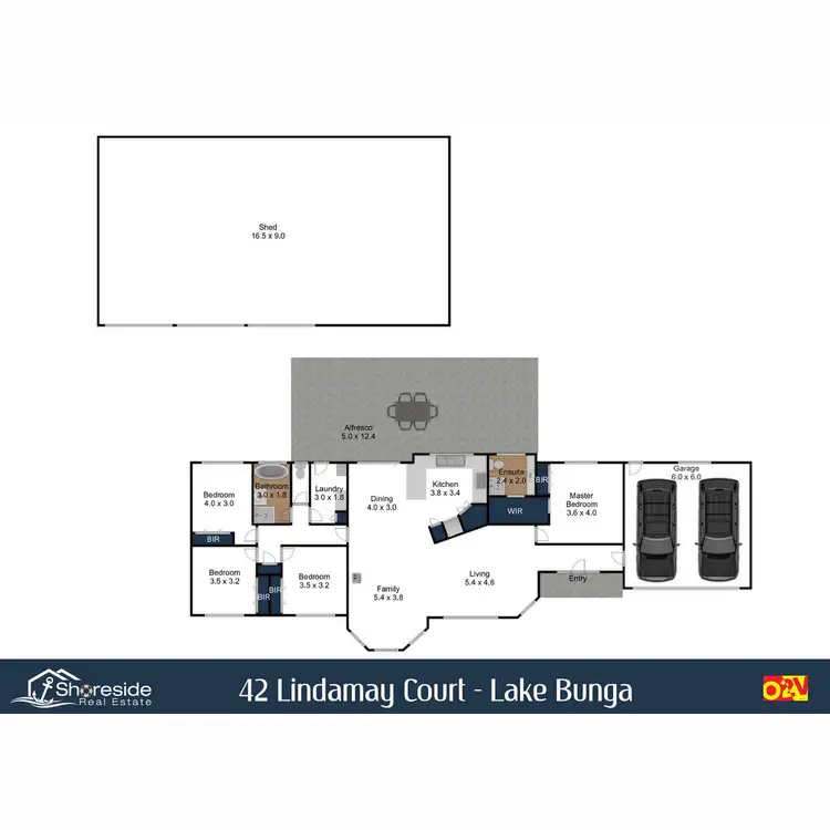 Floorplan of Homely house listing, 42 Lindamay Court, Lake Bunga VIC 3909