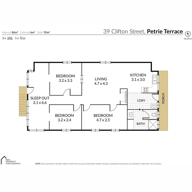 Floorplan of Homely house listing, 39 Clifton Street, Petrie Terrace QLD 4000