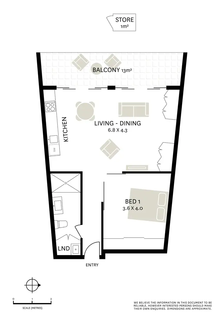 Floorplan of Homely apartment listing, 82/30-34 Chalmers Street, Surry Hills NSW 2010