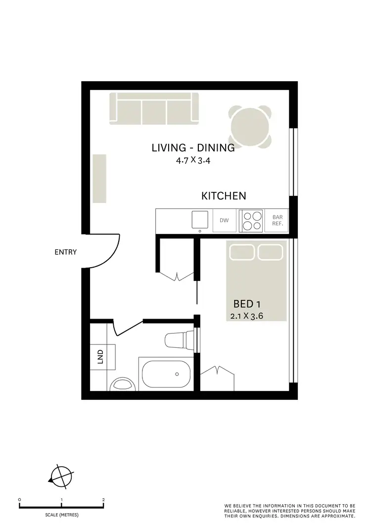 Floorplan of Homely apartment listing, 23/233 Darlinghurst Road, Darlinghurst NSW 2010