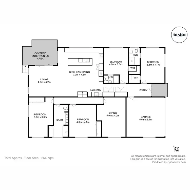 Floorplan of Homely house listing, 6 Navigators Rise, Granton TAS 7030