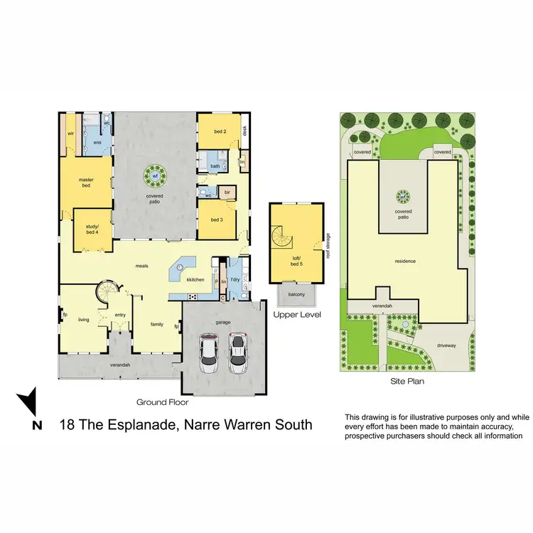 Floorplan of Homely house listing, 18 The Esplanade, Narre Warren South VIC 3805