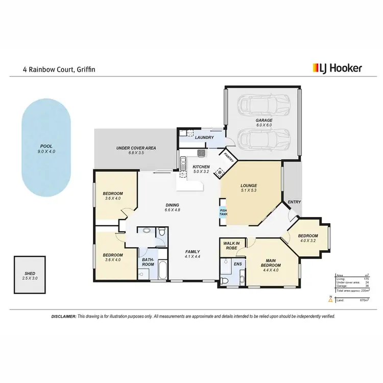 Floorplan of Homely house listing, 4 Rainbow Court, Griffin QLD 4503
