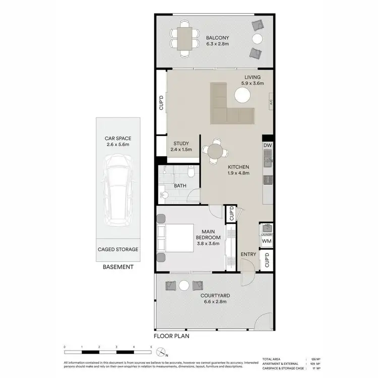 Floorplan of Homely unit listing, 14/52 Darlington Drive, Banora Point NSW 2486