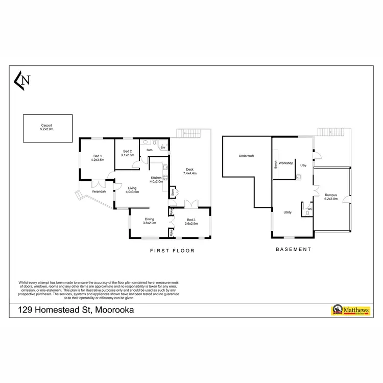Floorplan of Homely house listing, 129 Homestead Street, Moorooka QLD 4105
