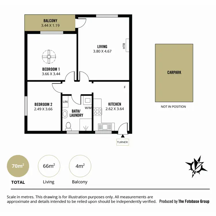 Floorplan of Homely unit listing, 6/13 Harvey Street, Marleston SA 5033