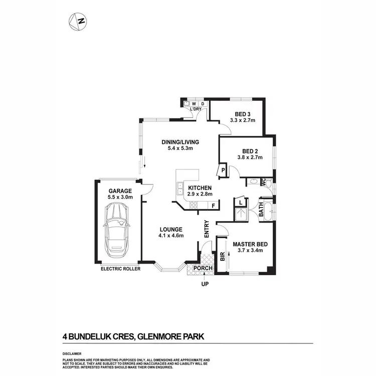 Floorplan of Homely house listing, 4 Bundeluk Crescent, Glenmore Park NSW 2745