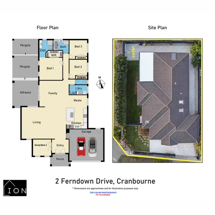 Floorplan of Homely house listing, 2 Ferndown Drive, Cranbourne VIC 3977