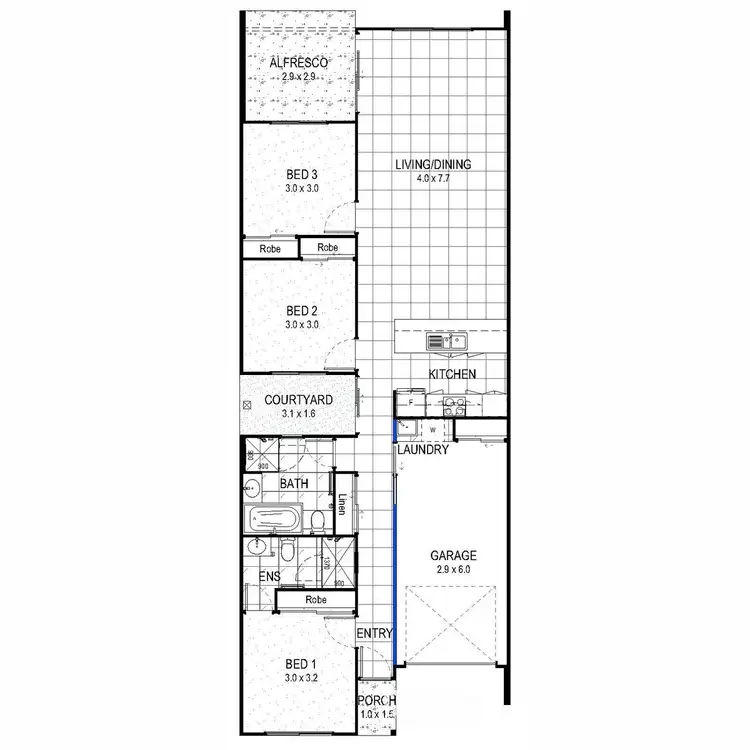 Floorplan of Homely house listing, 7 Malibu Road, Lawnton QLD 4501