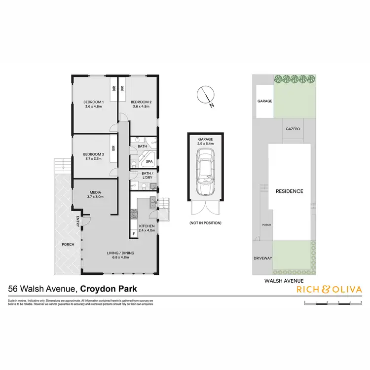 Floorplan of Homely house listing, 56 Walsh Avenue, Croydon Park NSW 2133