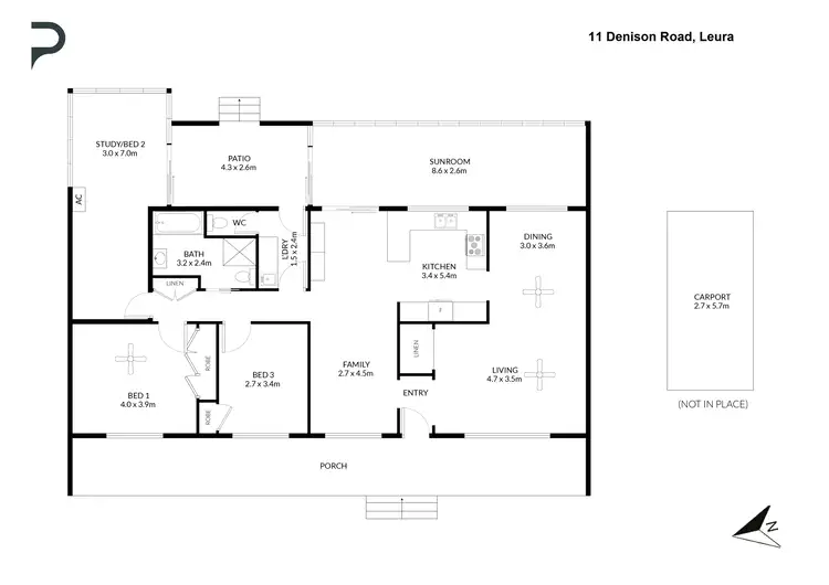 Floorplan of Homely house listing, 11 Denison Road, Leura NSW 2780