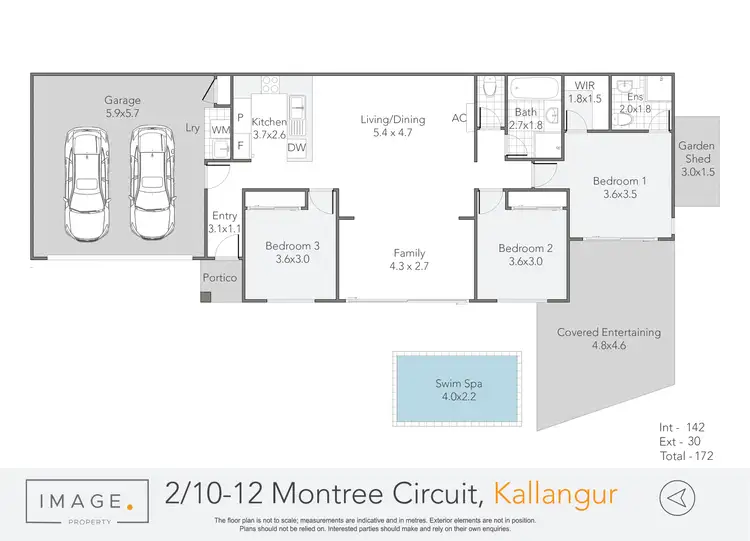 Floorplan of Homely house listing, 2/10-12 Montree Circuit, Kallangur QLD 4503