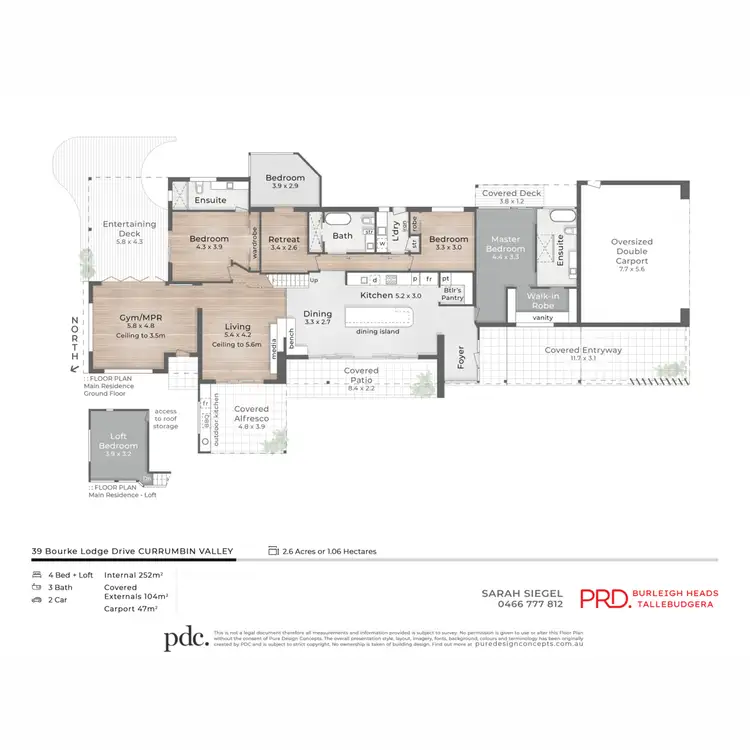 Floorplan of Homely house listing, 39 Bourke Lodge Drive, Currumbin Valley QLD 4223